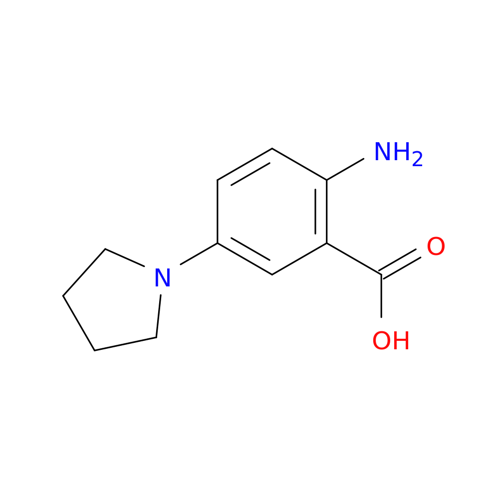 2-Amino-5-pyrrolidinobenzoic Acid