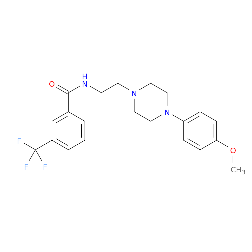 N-{2-[4-(4-methoxyphenyl)piperazin-1-yl]ethyl}-3-(trifluoromethyl)benzamide