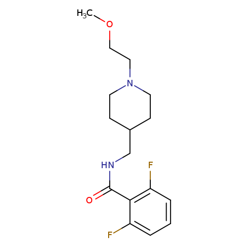 2,6-difluoro-N-{[1-(2-methoxyethyl)piperidin-4-yl]methyl}benzamide
