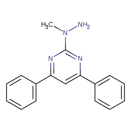 2-(1-Methylhydrazino)-4,6-diphenylpyrimidine