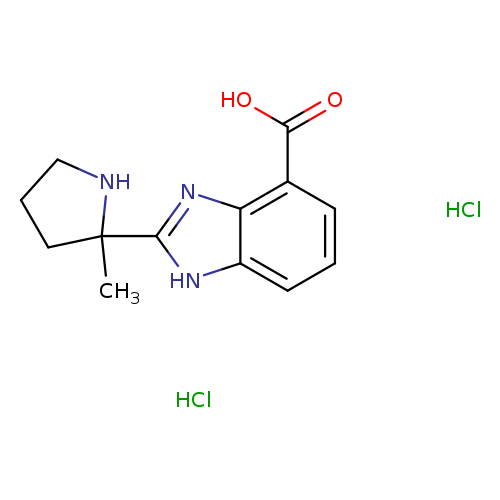 (R)-2-(2-Methyl-2-pyrrolidinyl)-1H-benzimidazole-4-carboxylicAcidDihydrochloride