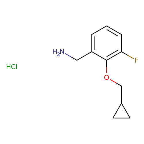 2-Cyclopropylmethoxy-3-fluoro-benzylamine hydrochloride