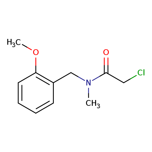 2-chloro-N-[(2-methoxyphenyl)methyl]-N-methylacetamide