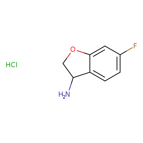 6-Fluoro-2,3-dihydro-1-benzofuran-3-amine hydrochloride