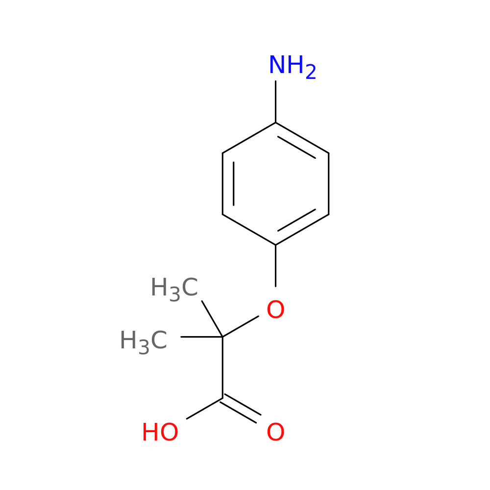 2-(4-Aminophenoxy)-2-methylpropanoic acid