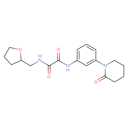 N-[(oxolan-2-yl)methyl]-N'-[3-(2-oxopiperidin-1-yl)phenyl]ethanediamide
