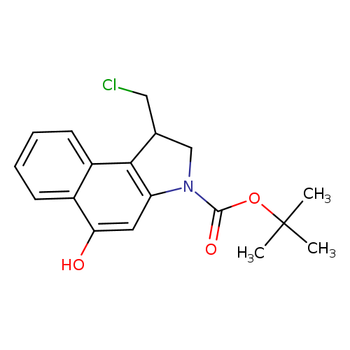 3H-Benz[e]indole-3-carboxylic acid,1-(chloromethyl)-1,2-dihydro-5-hydroxy-, 1,1-dimethylethyl ester, (Â±)-
