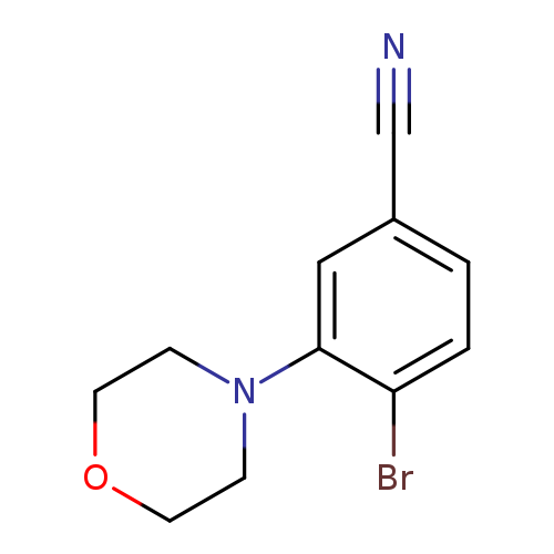 4-bromo-3-morpholino-benzonitrile