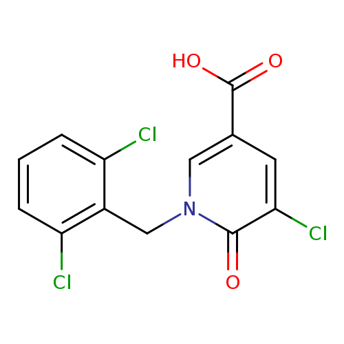 5-Chloro-1-(2,6-dichlorobenzyl)-6-oxo-1,6-dihydropyridine-3-carboxylic acid