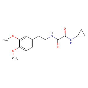 N-cyclopropyl-N'-[2-(3,4-dimethoxyphenyl)ethyl]ethanediamide
