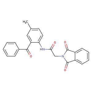 N-(2-benzoyl-4-methylphenyl)-2-(1,3-dioxo-2,3-dihydro-1H-isoindol-2-yl)acetamide
