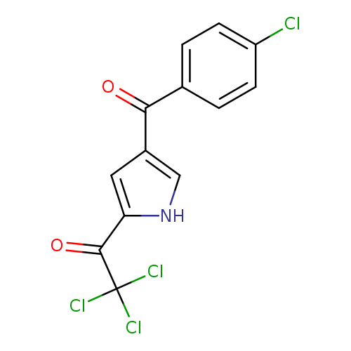 2,2,2-trichloro-1-[4-(4-chlorobenzoyl)-1H-pyrrol-2-yl]ethan-1-one