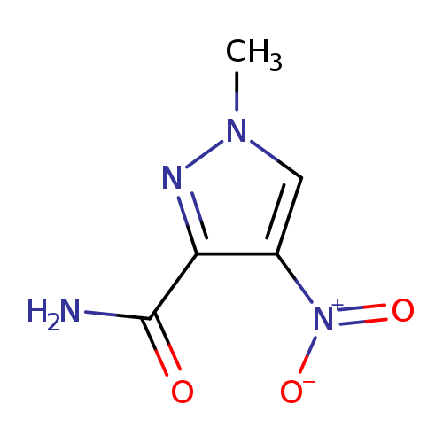 1-Methyl-4-nitro-1H-pyrazole-3-carboxamide