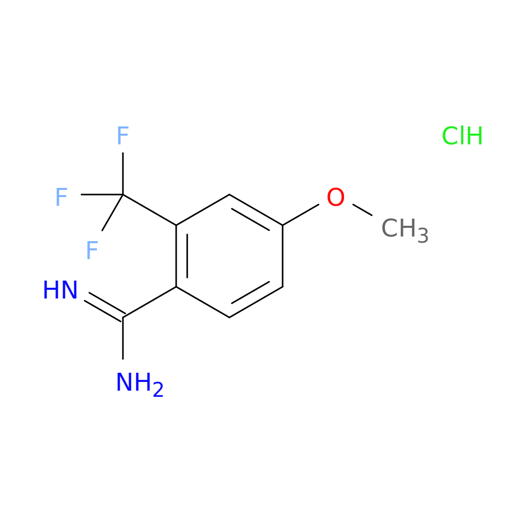 4-Methoxy-2-(trifluoromethyl)benzamidine Hydrochloride