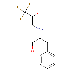 1,1,1-trifluoro-3-[(1-hydroxy-3-phenylpropan-2-yl)amino]propan-2-ol