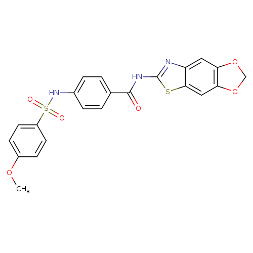N-{4,6-dioxa-10-thia-12-azatricyclo[7.3.0.0^{3,7}]dodeca-1(9),2,7,11-tetraen-11-yl}-4-(4-methoxybenzenesulfonamido)benzamide