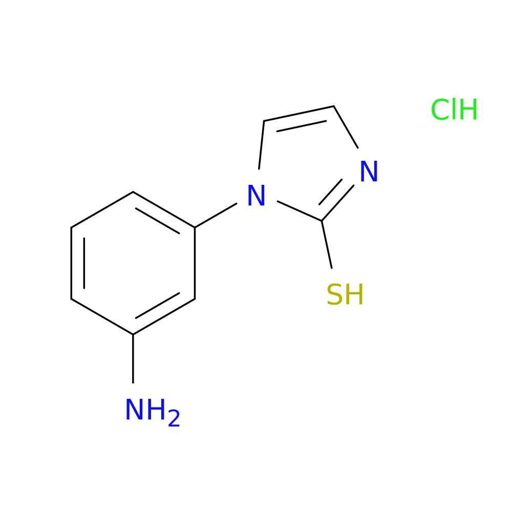 1-(3-aminophenyl)-1H-imidazole-2-thiol hydrochloride