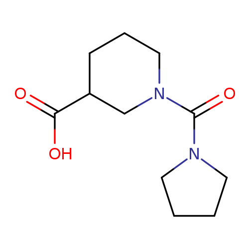 1-(pyrrolidine-1-carbonyl)piperidine-3-carboxylic acid
