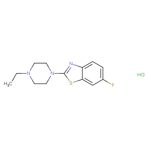2-(4-ethylpiperazin-1-yl)-6-fluoro-1,3-benzothiazole hydrochloride