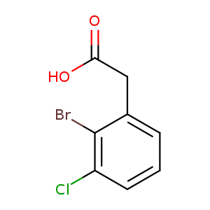 Benzeneacetic acid, 2-bromo-3-chloro-