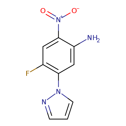 4-Fluoro-2-nitro-5-(1h-pyrazol-1-yl)aniline