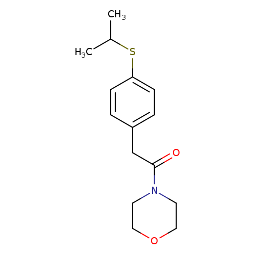 1-(morpholin-4-yl)-2-[4-(propan-2-ylsulfanyl)phenyl]ethan-1-one