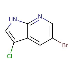 5-Bromo-3-chloro-1H-pyrrolo[2,3-b]pyridine