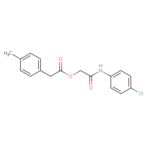 [(4-chlorophenyl)carbamoyl]methyl 2-(4-methylphenyl)acetate