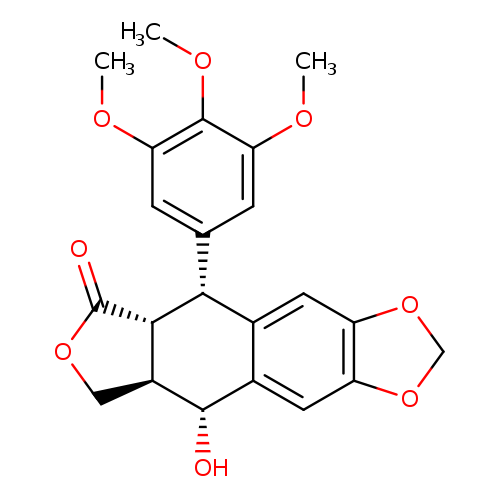 (5R,5aR,8aR,9R)-5,8,8a,9-Tetrahydro-9-hydroxy-5-(3,4,5-trimethoxyphenyl)furo[3',4':6,7]naphtho[2,3-d]-1,3-dioxol-6(5aH)-one