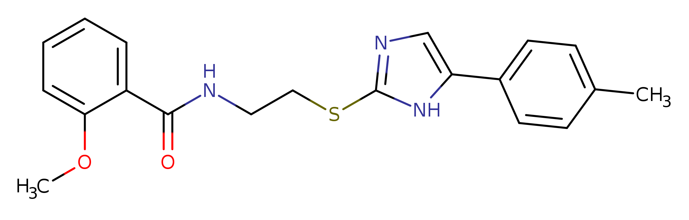 2-methoxy-N-(2-{[5-(4-methylphenyl)-1H-imidazol-2-yl]sulfanyl}ethyl)benzamide