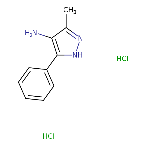 3-methyl-5-phenyl-1H-pyrazol-4-amine dihydrochloride