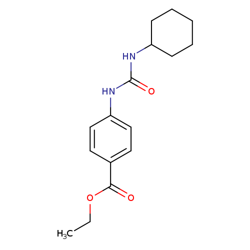 ethyl 4-[(cyclohexylcarbamoyl)amino]benzoate