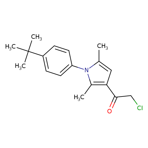 1-[1-(4-tert-Butylphenyl)-2,5-dimethyl-1h-pyrrol-3-yl]-2-chloroethan-1-one