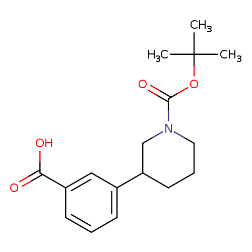 3-{1-[(tert-Butoxy)carbonyl]piperidin-3-yl}benzoic acid