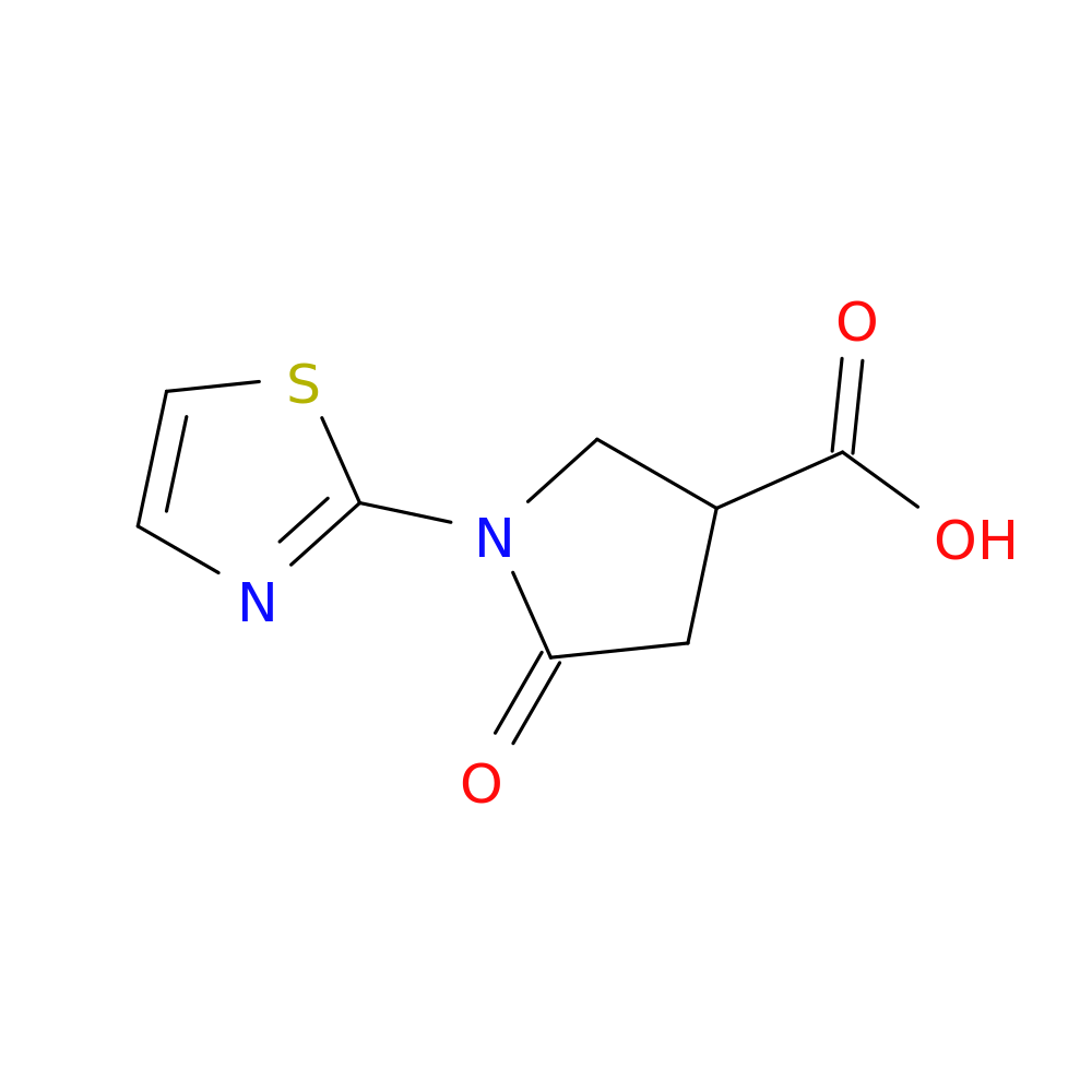 5-Oxo-1-(1,3-thiazol-2-yl)pyrrolidine-3-carboxylic acid