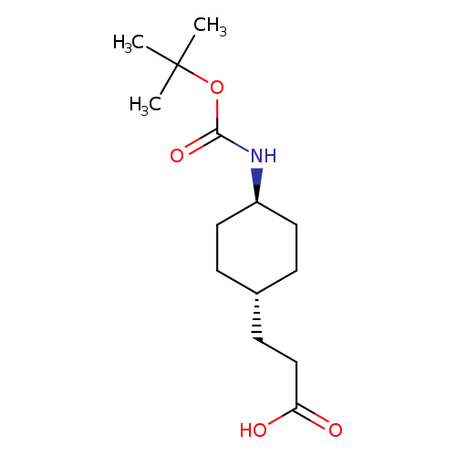 Trans-3-(4-tert-butoxycarbonylaminocyclohexyl)propionic acid