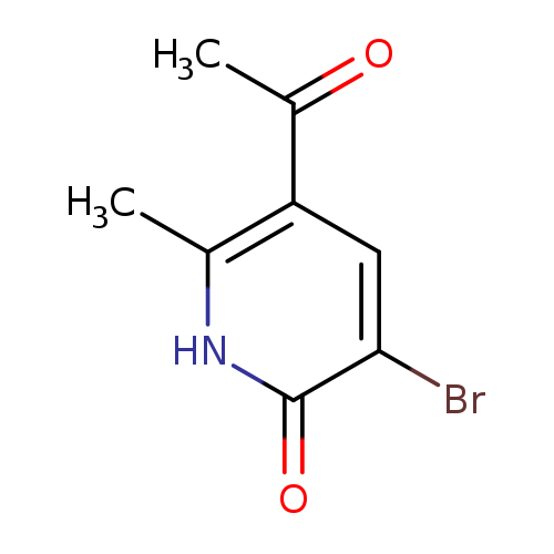 5-Acetyl-3-bromo-6-methyl-2(1H)-pyridinone