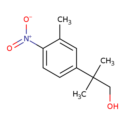 2-methyl-2-(3-methyl-4-nitrophenyl)propan-1-ol