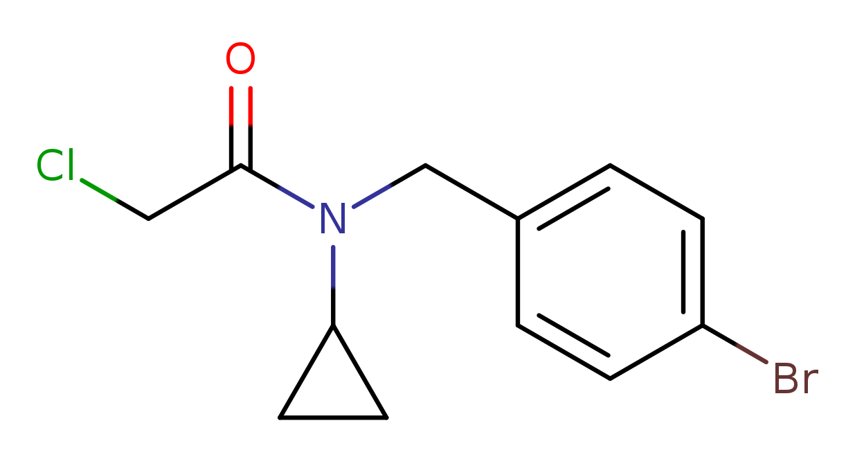 N-(4-Bromobenzyl)-2-chloro-N-cyclopropylacetamide