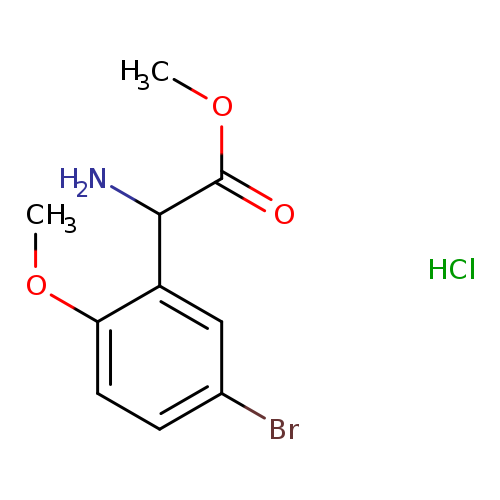 Methyl amino(5-bromo-2-methoxyphenyl)acetate hydrochloride