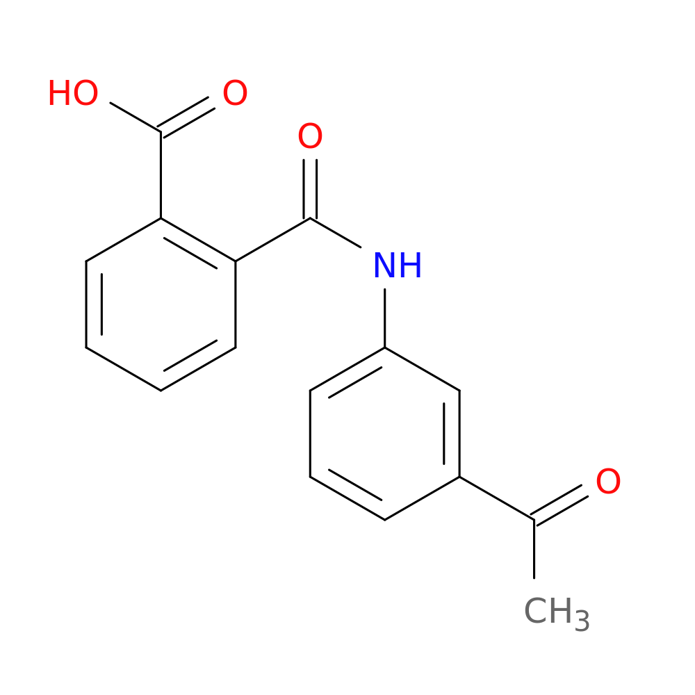 2-[(3-ACETYLANILINO)CARBONYL]BENZENECARBOXYLIC ACID
