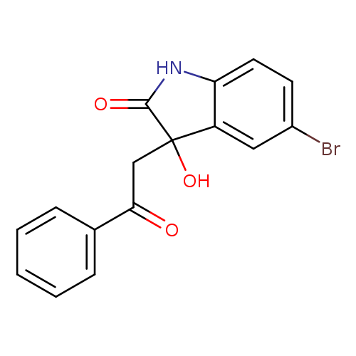 5-bromo-3-hydroxy-3-(2-oxo-2-phenylethyl)-2,3-dihydro-1H-indol-2-one