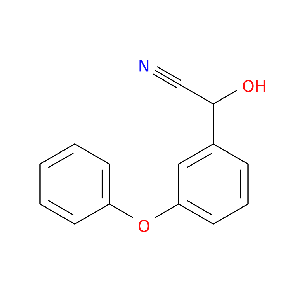 2-Hydroxy-2-(3-phenoxyphenyl)acetonitrile
