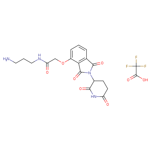 Thalidomide-O-amido-C3-NH2 TFA
