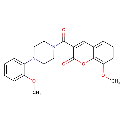 8-methoxy-3-[4-(2-methoxyphenyl)piperazine-1-carbonyl]-2H-chromen-2-one
