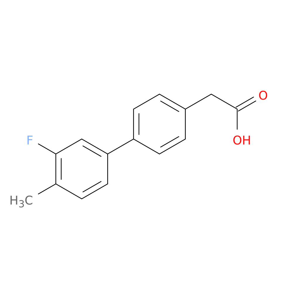 [4-(3-Fluoro-4-methylphenyl)phenyl]acetic acid