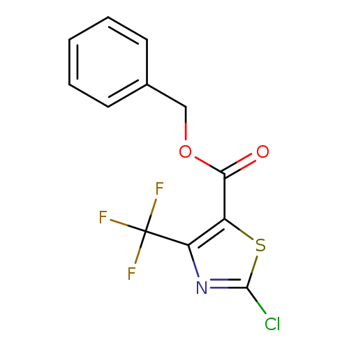 2-Chloro-4-(trifluoromethyl)-5-thiazolecarboxylic acid phenylmethyl ester