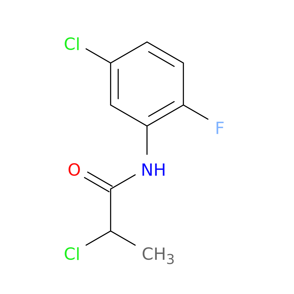 2-chloro-N-(5-chloro-2-fluorophenyl)propanamide