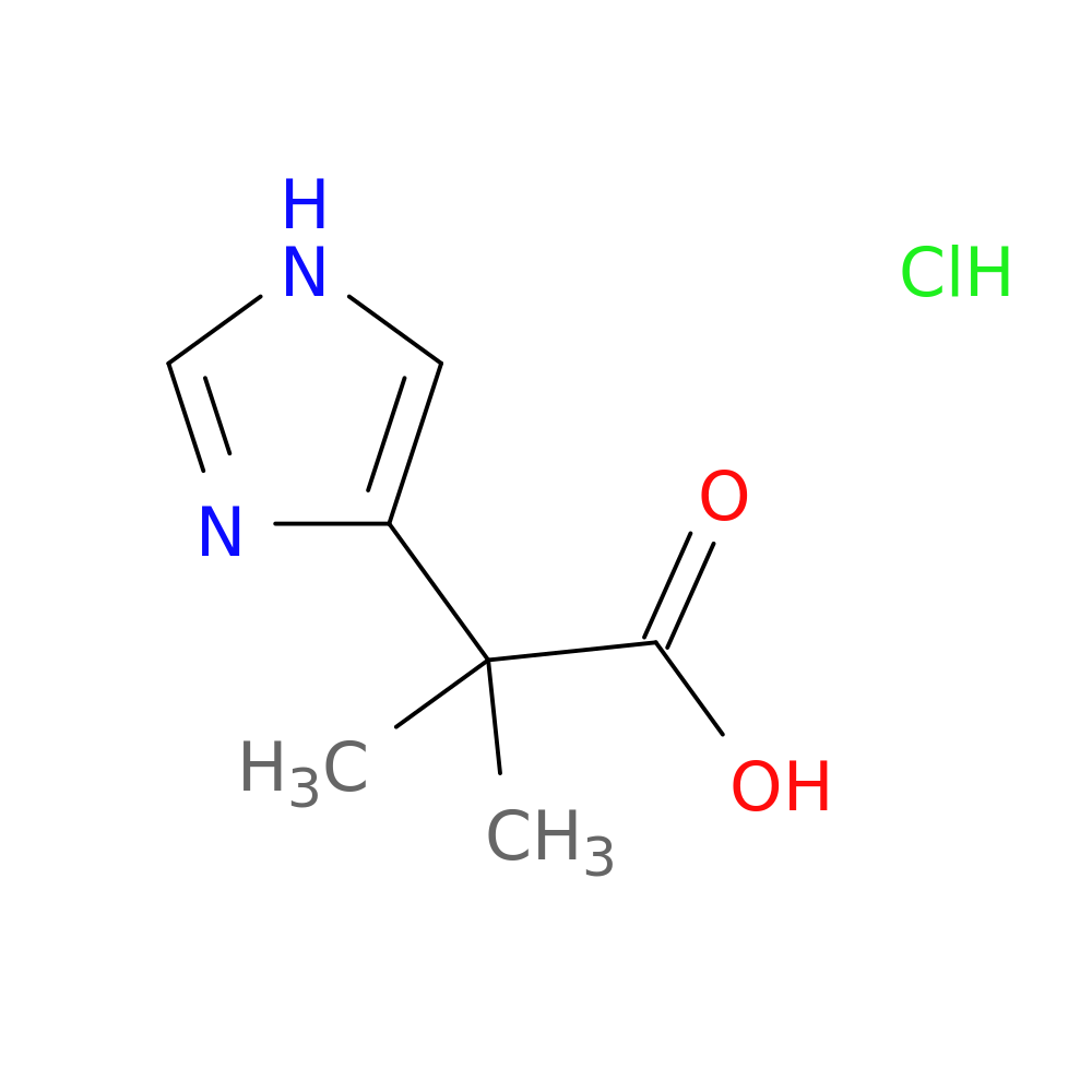 2-(1H-imidazol-4-yl)-2-methylpropanoic acid hydrochloride
