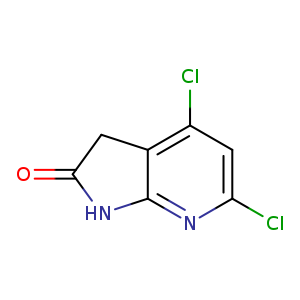 2H-Pyrrolo[2,3-b]pyridin-2-one, 4,6-dichloro-1,3-dihydro-